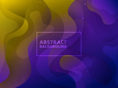 Modern ultraviyole renk ile sıvı poster kapak