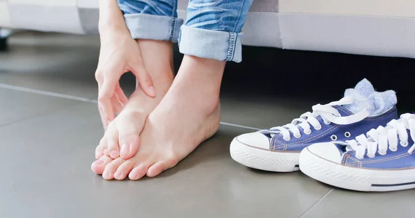 Close Woman Feet Health Concept — Stock Photo, Image