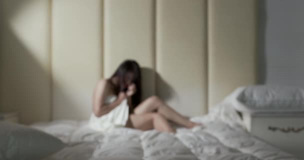 Жінка домашнє насильство і зґвалтування — стокове відео