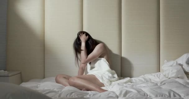 Ženy násilí na domácím trhu a znásilnění — Stock video