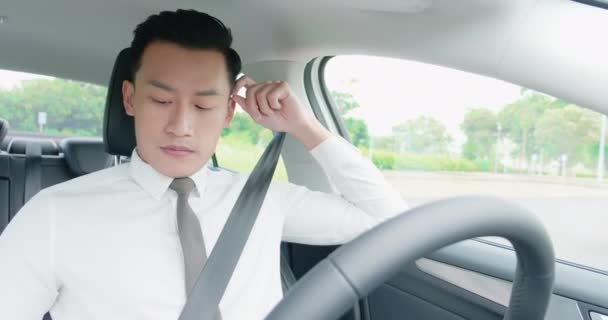 Smart self mengemudi mobil konsep — Stok Video