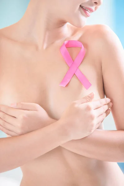 Concetto di prevenzione del cancro al seno — Foto Stock