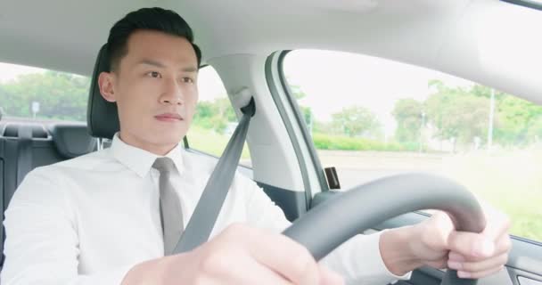 Концепція розумного водіння автомобіля — стокове відео