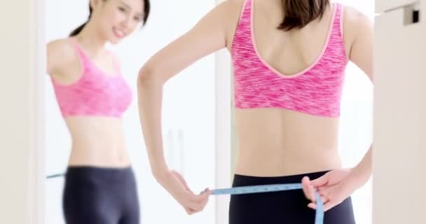 Концепция потери веса — стоковое видео