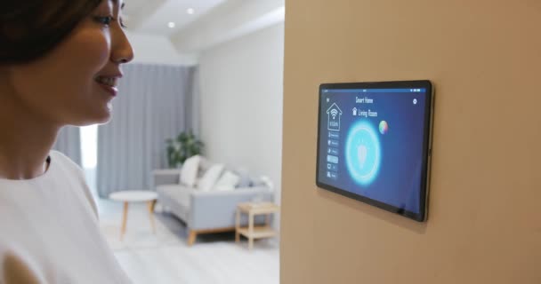 Smart home-system — Stockvideo