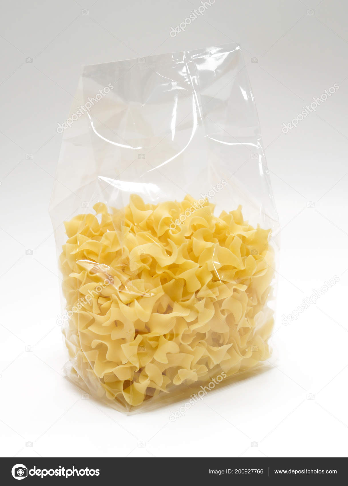 Download Transparent Plastic Pasta Bag Tagliatelle Girat Stock Photo Image By C Saidauita 200927766