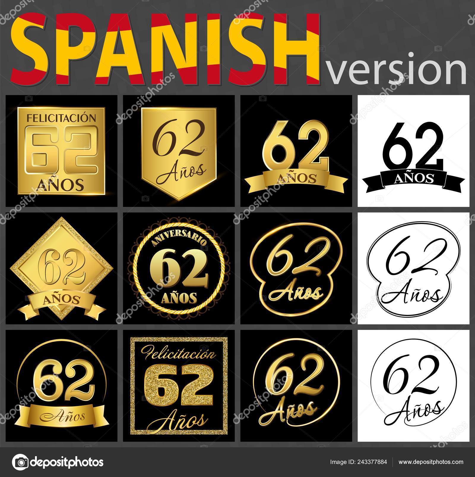 Ensemble Numero Soixante Deux Ans Ans Conception Celebration Elements Modele Image Vectorielle Saidauita C Ensemble Numero Soixante Deux Ans Ans Conception Celebration Elements Modele Image Vectorielle Saidauita C