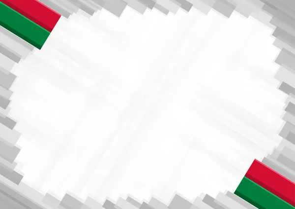 Frontière faite avec les couleurs nationales des Maldives — Image vectorielle