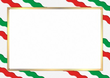 Kongo ulusal renkleri ile yapılan sınır