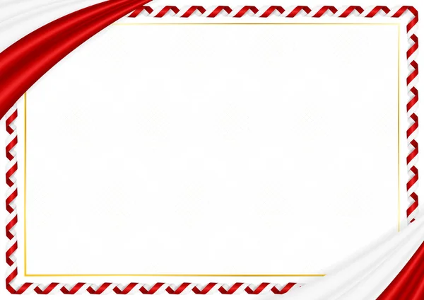 Bordo realizzato con colori nazionali Tonga — Vettoriale Stock