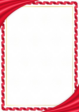 Kırgızistan ulusal renkleri ile yapılan sınır