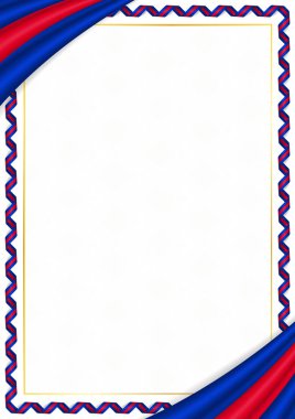 Kamboçya ulusal renkleri ile yapılan sınır