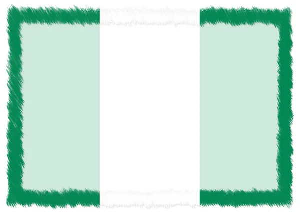 Прапор Нігерії.. — стокове фото