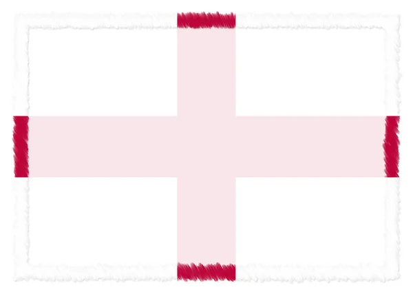 用英国国旗划定的边界. — 图库照片
