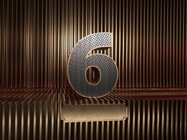 Küçük delikli 6 numara.