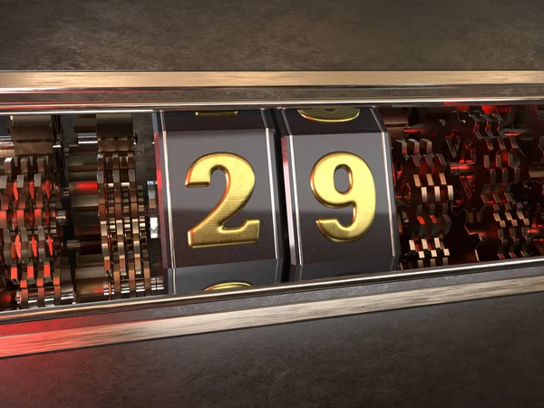 Slot makinesinin 29 numaralı biçimi — Stok fotoğraf