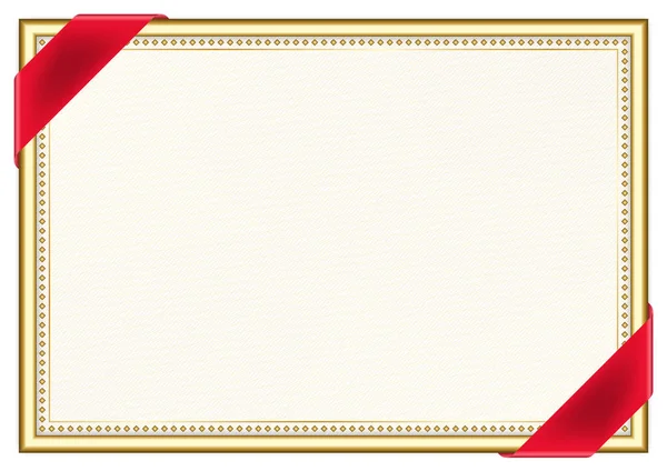 Горизонтальна Рамка Кордон Прапором Киргизстану Шаблонні Елементи Сертифікату Диплома Вектор — стоковий вектор