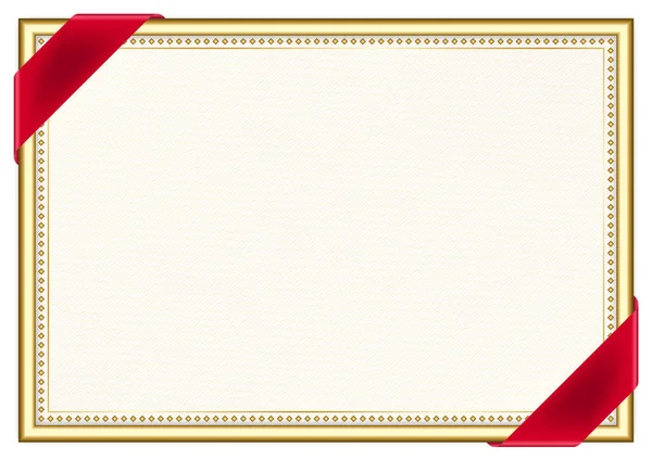 Горизонтальна Рамка Кордон Прапором Туреччини Шаблонні Елементи Сертифікату Диплома Вектор — стоковий вектор