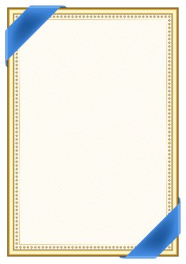 Somali bayrağı ile dikey çerçeve ve sınır, sertifikan ve diploman için şablon unsurları. Vektör.