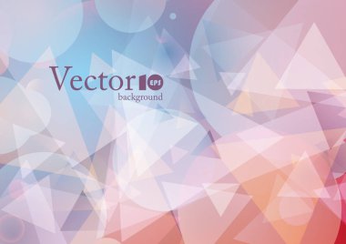 Geometrik arka plan mavi ve pembe renkli metin için yer ile