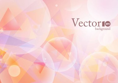 Pembe renkli metin için yer ile soyut geometrik arka plan