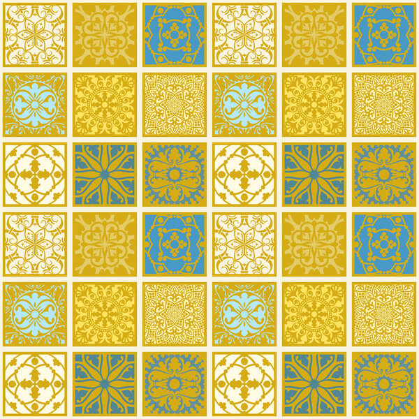 Seamless arabic pattern - based on ottoman traditional ornament