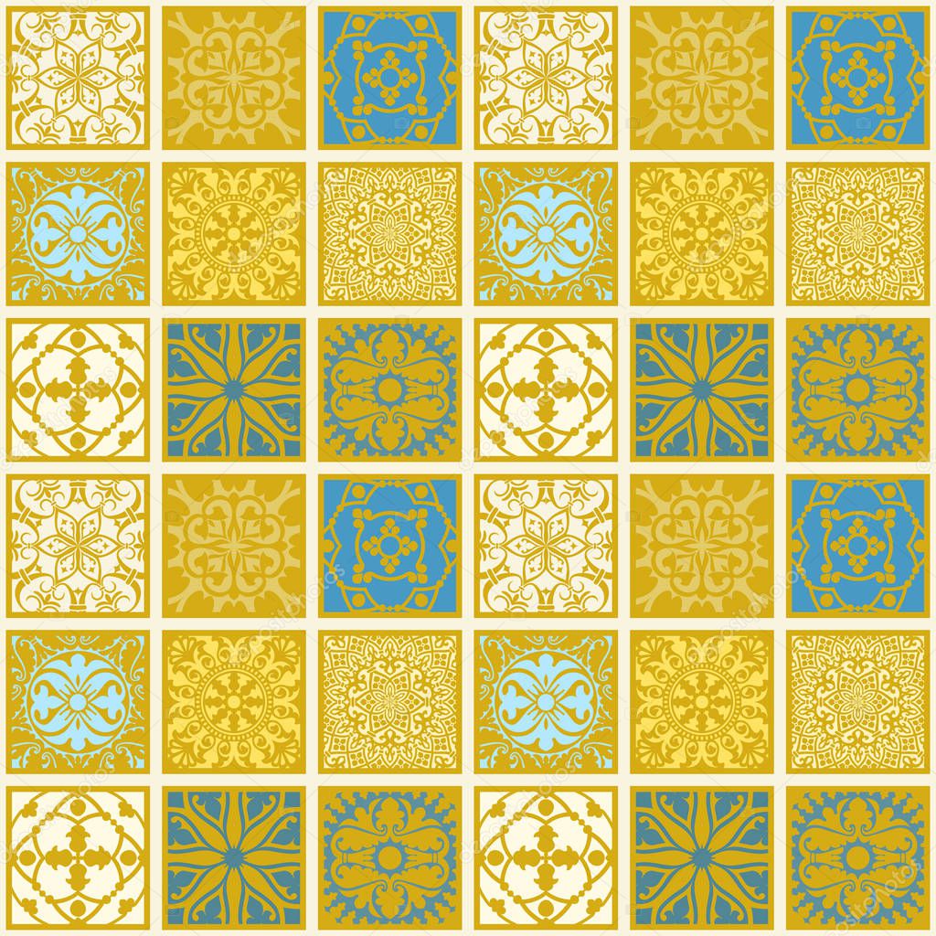 Seamless arabic pattern - based on ottoman traditional ornament