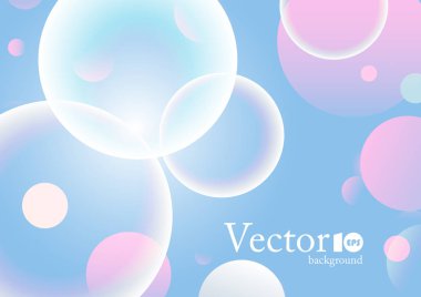 Geometrik arka plan mavi ve pembe renkli metin için yer ile