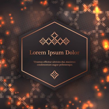 Düğün davetiyesi, teşekkür kartı, modern kabile süsleme arka plan şablonu. Vektör zarif şablonu