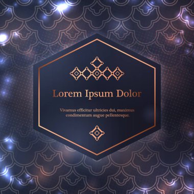 Düğün davetiyesi, teşekkür kartı, modern kabile süsleme arka plan şablonu. Vektör zarif şablonu