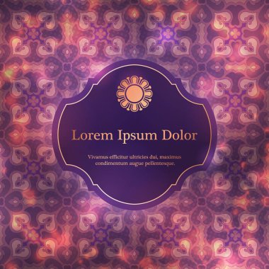 Düğün davetiyesi, teşekkür kartı, modern kabile süsleme arka plan şablonu. Vektör zarif şablonu