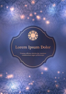 Modern kabile süsleme arka plan şablonu