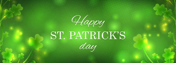 St Patricks day gratulationskort — Stock vektor