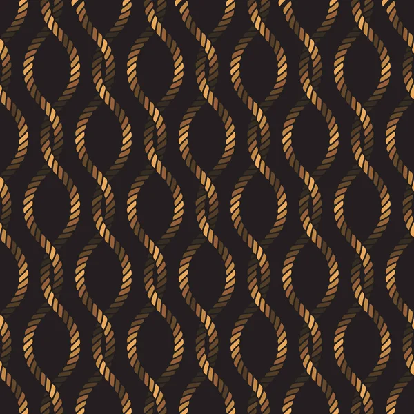 Безшовний морський візерунок мотузки — стоковий вектор