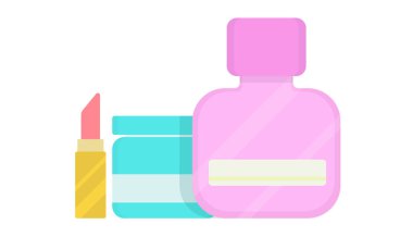 İnsolated makyaj vektör çizim