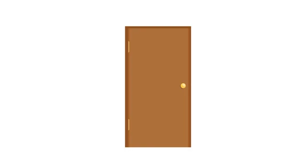 Нерешенная Векторная Иллюстрация Дверей — стоковый вектор