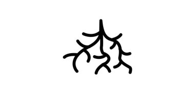 dalları izole vektör illüstrasyon 