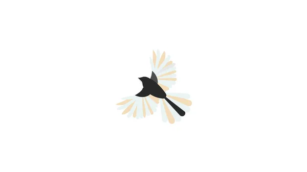 Bird Isolated Vector Illustration — Stock Vector