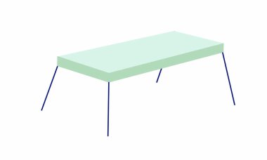 Gri tablo yalıtılmış vektör illüstrasyonu