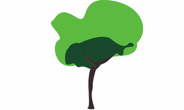Tree Isolated Vector Illustration — Stock Vector
