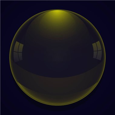 eğlenceli sarı cam kase