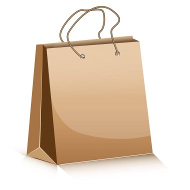 beyaz zemin üzerine kağıt paketi