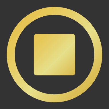 altın düğme stop player