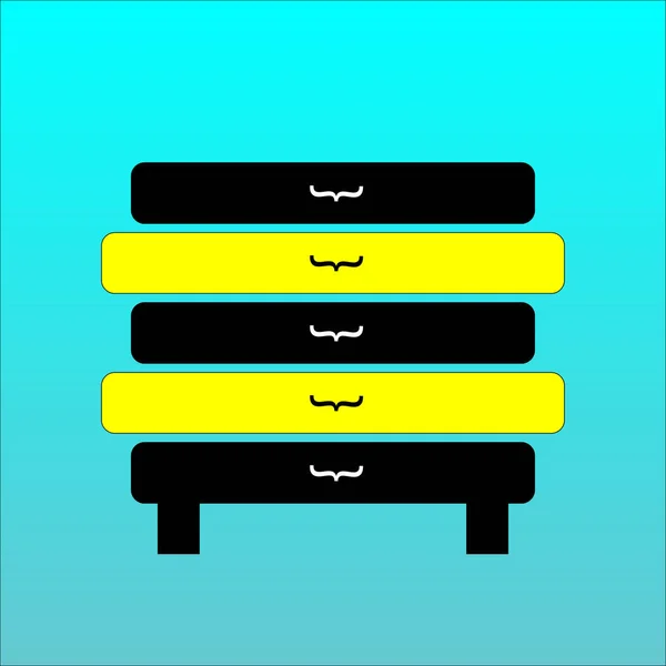 Icono del inodoro. Ilustración de dibujos animados del icono del vector cómodo para la web — Vector de stock