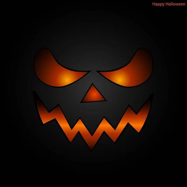 Máscara de Halloween cara fondo — Vector de stock