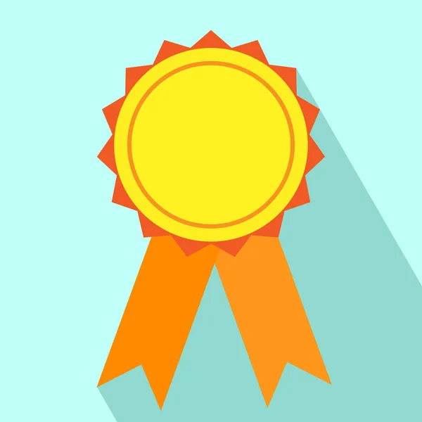 Medal award icon with shadow — Stock Vector