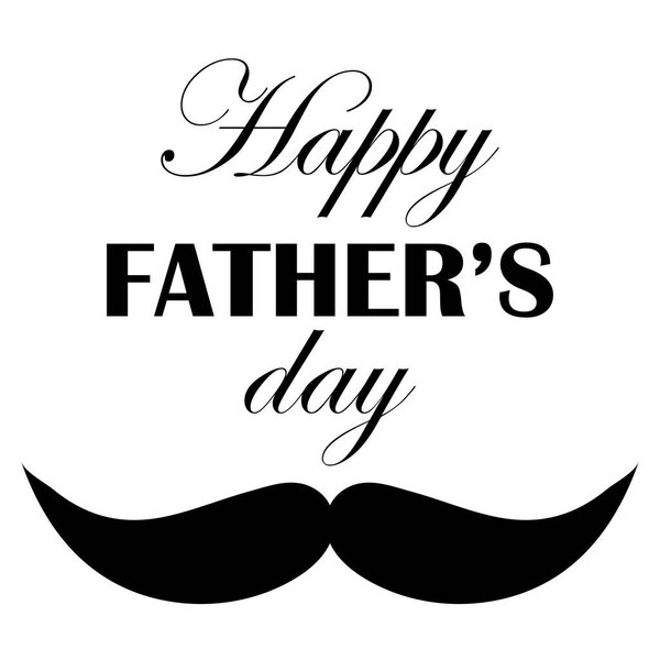 Happy fathers day. Text Banner