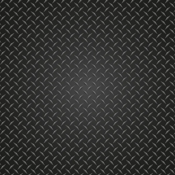 Real Black Metal texture background — Stock Vector