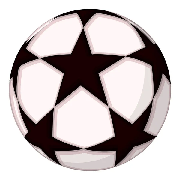 Estrela de bola de futebol de desenhos animados colorido . —  Vetores de Stock