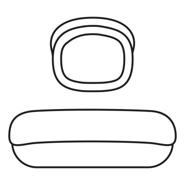 Sanat siyah beyaz pasta kek satır